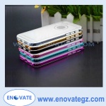 TPU glitter case with PC border