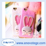 Fashion diamond rabbit case for iphone ,samsung J1