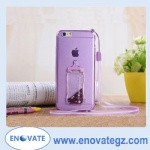 TPU stand quick sand case for iphone