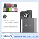 2016 hot sales card holder mobile phone case for iphone 5 5S , 6 , 6S , 6P , 6SP ; samsung Note4