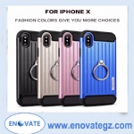 stand ring travel case for iphone X, more color for choice